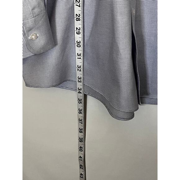 Gold Label Roundtree & York Non-Iron Long Sleeve size 17/36 Pre-Owned with stain - Picture 5 of 11